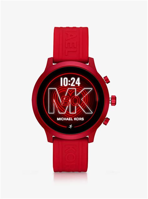 michael kors access gen 4 mkgo|Michael Kors Access Gen 4 MKGO Red.